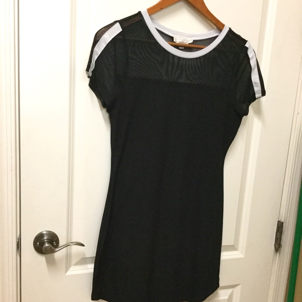 Cotton and mesh, spandex dress